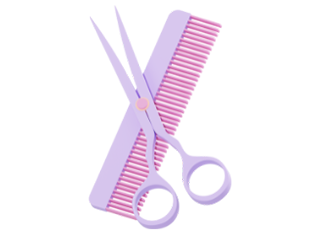 icono peine y tijeras